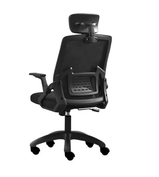Scaun ergonomic reglabil pentru birou sau gaming, culoare neagră – design modern, confort sporit și susținere lombară. Ideal pentru sesiuni prelungite de muncă sau joc - Seliodrox srl