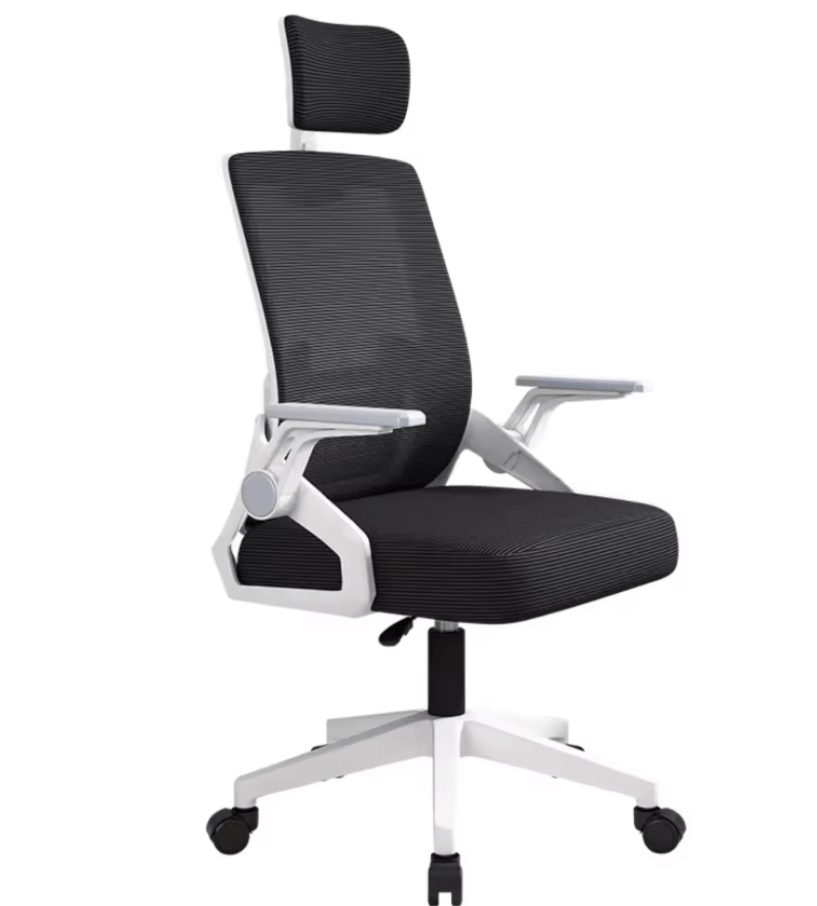 Scaun ergonomic reglabil pentru birou sau gaming, culoare neagră – design modern, confort sporit și susținere lombară. Ideal pentru sesiuni prelungite de muncă sau joc - Seliodrox srl