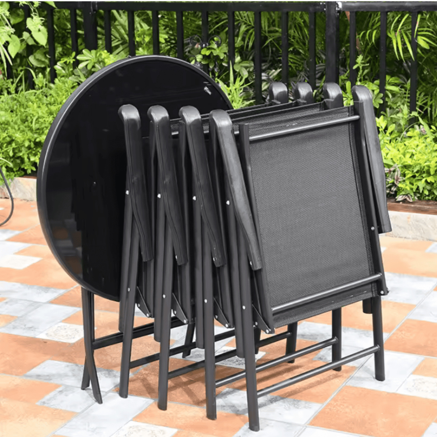 Set masa cu 4 scaune gradina - Seliodrox srl
