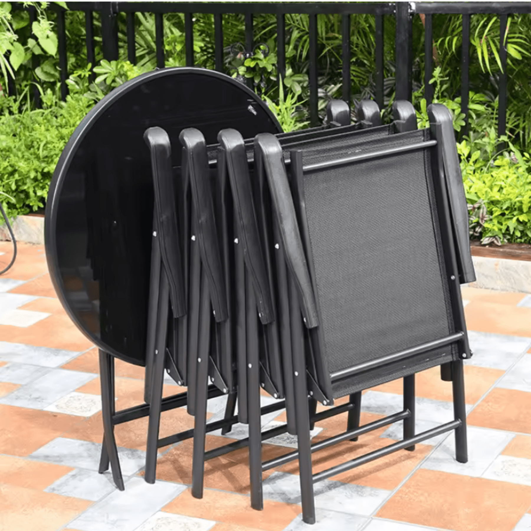 Set masa cu 4 scaune gradina - Seliodrox srl
