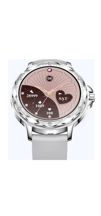 SmartWatch RoHS® Auriu/Gold cu pietre de tip Swarovski - Seliodrox srl