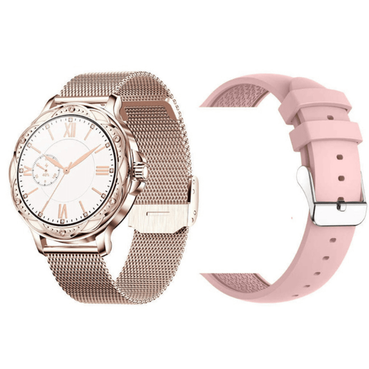 SmartWatch RoHS® Auriu/Gold cu pietre de tip Swarovski - Seliodrox srl